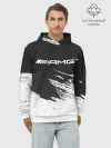 Худи мужской база хлопок / AMG MERCEDES.