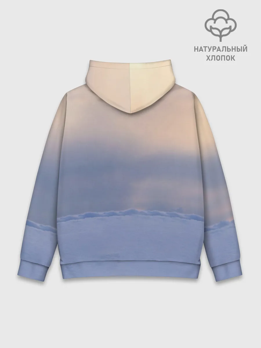 Худи мужской база хлопок / Лисичка