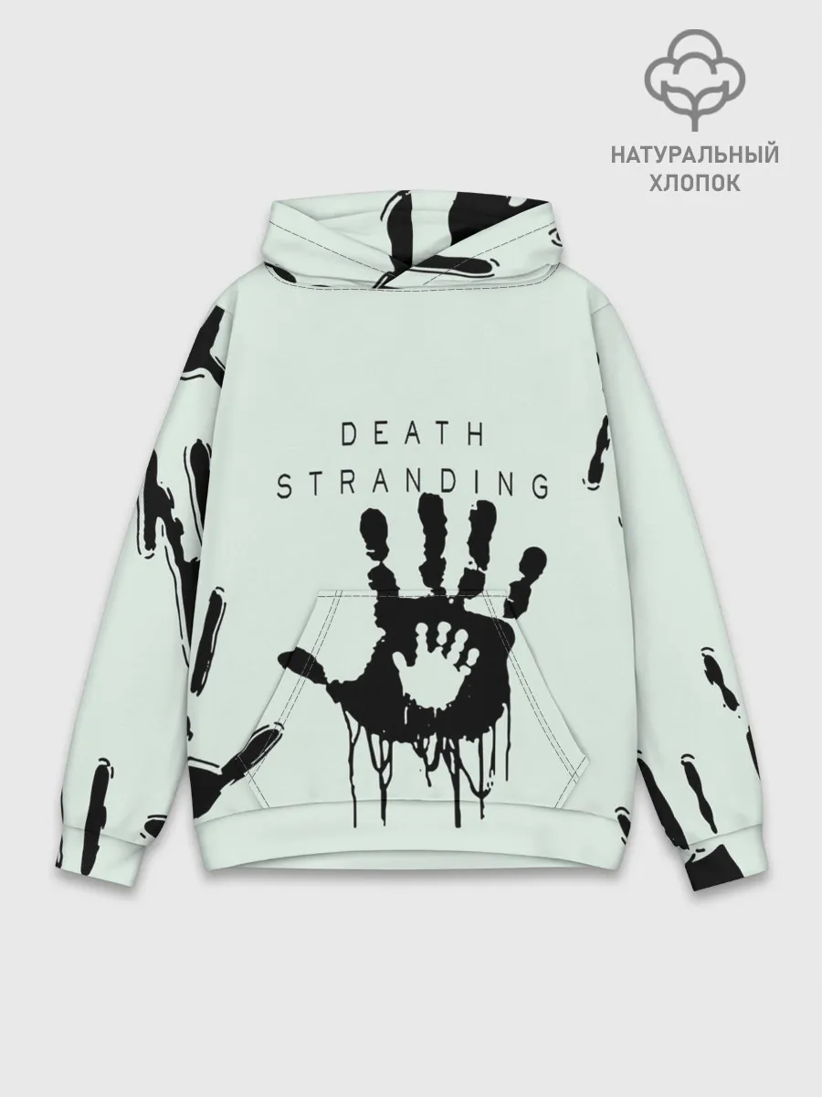 Худи мужской база хлопок / DEATH STRANDING