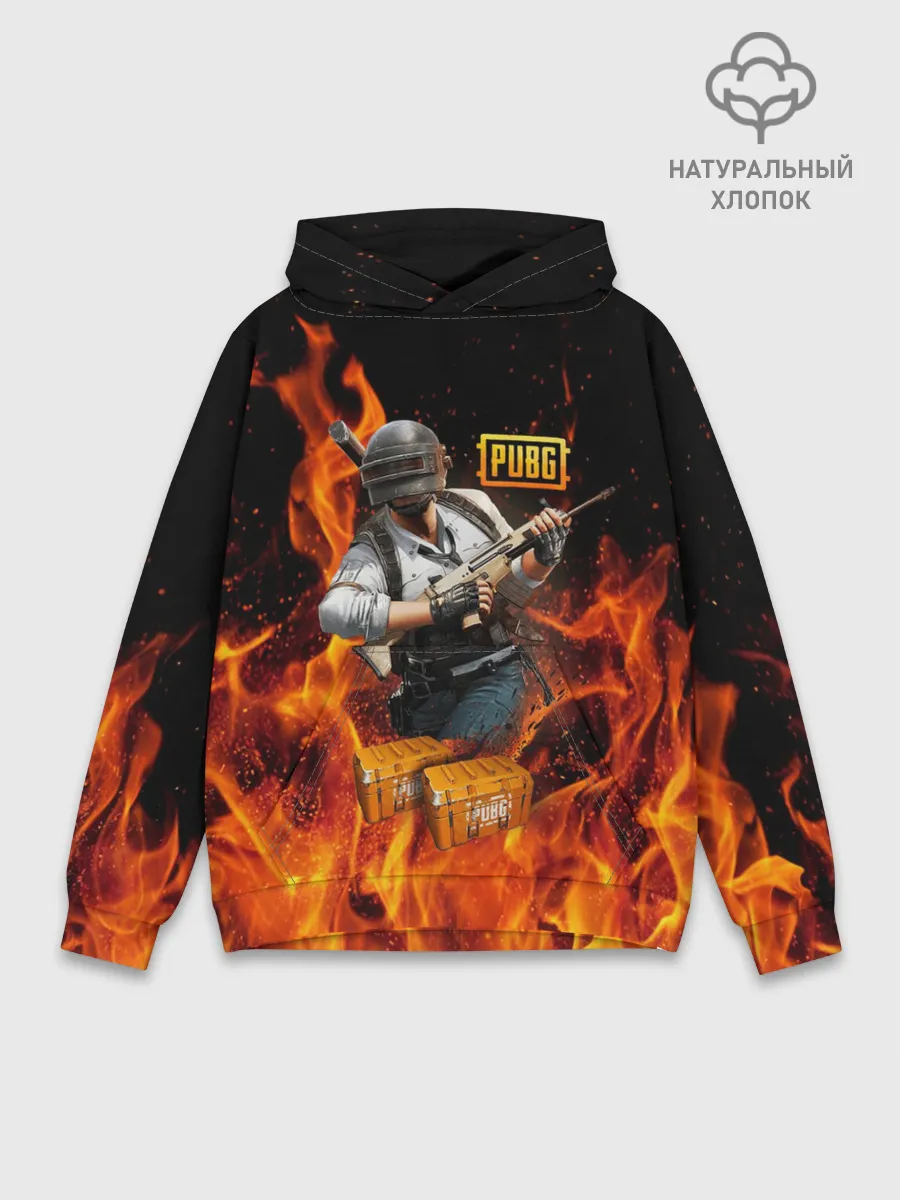 Худи мужской база хлопок / PUBG