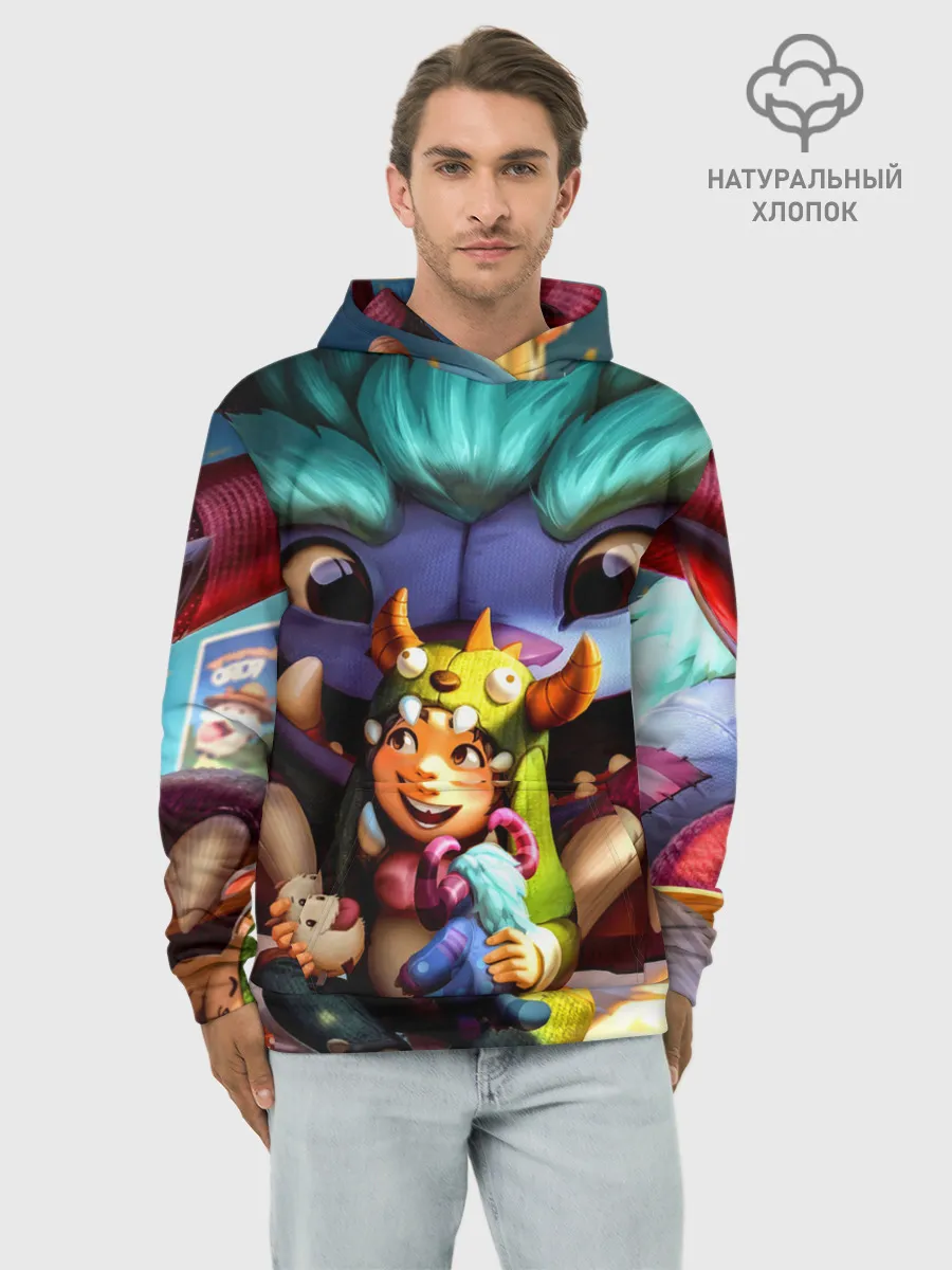 Худи мужской база хлопок / Нуну и Виллумп