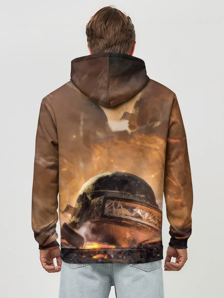 Худи мужской база хлопок / PlayerUnknowns Battlegrounds