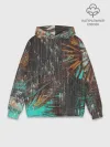 Худи мужской база хлопок / Palm glitch art