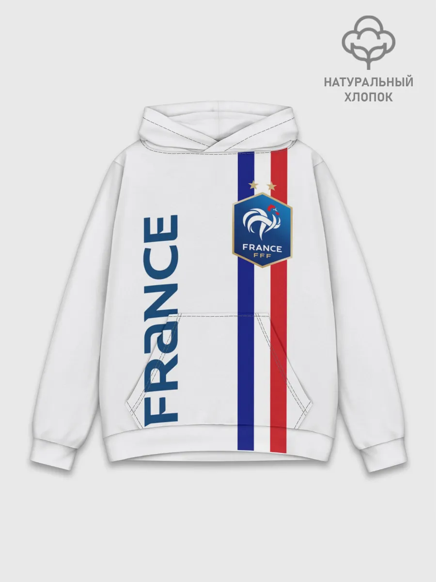 Худи мужской база хлопок / СБОРНАЯ ФРАНЦИЯ