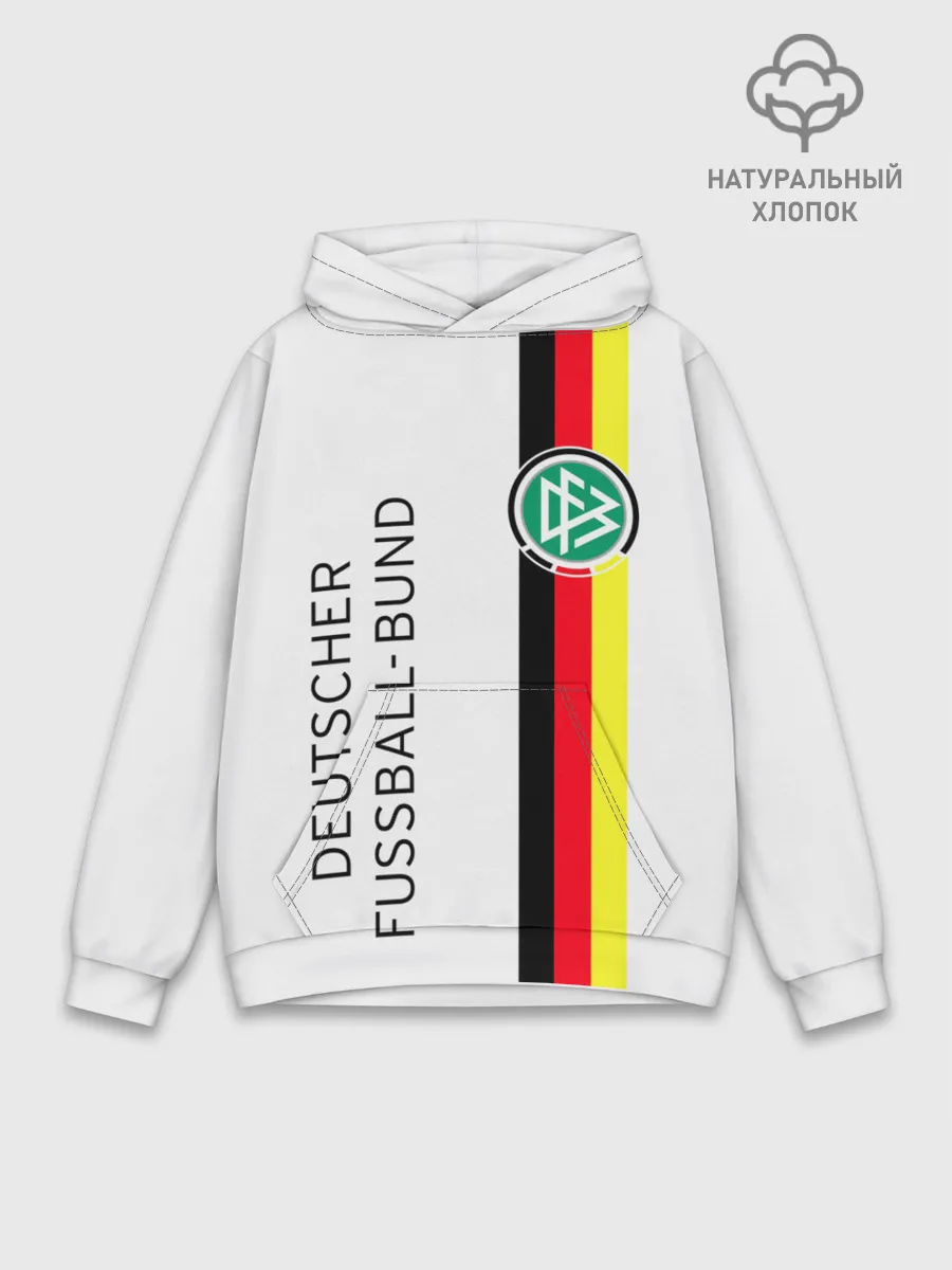 Худи мужской база хлопок / СБОРНАЯ ГЕРМАНИЯ