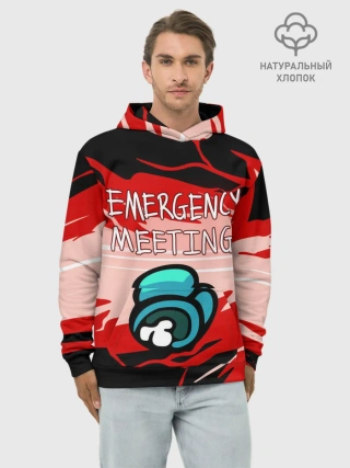 Худи мужской база хлопок / AMONG US