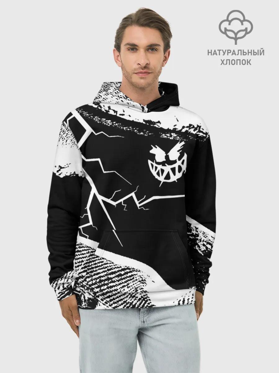 Худи мужской база хлопок / Pyrokinesis.