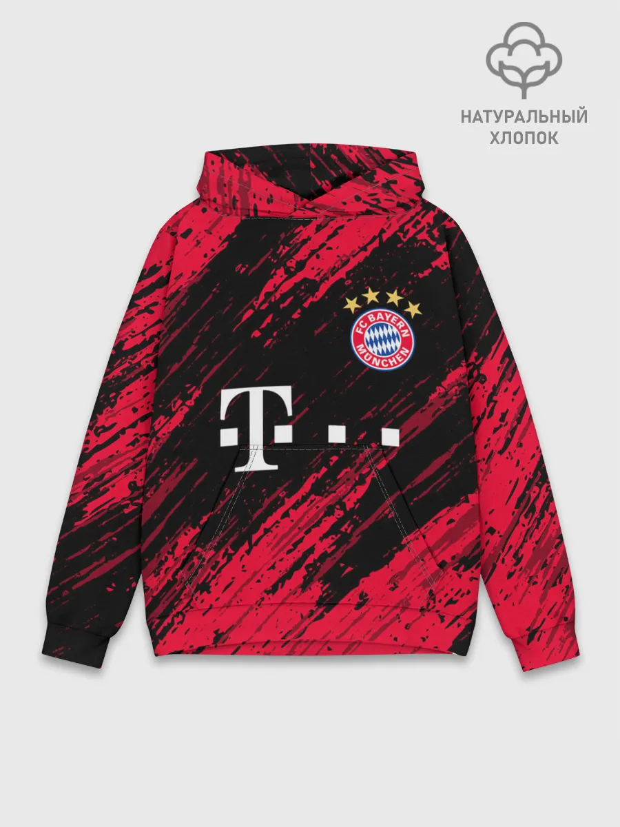 Худи мужской база хлопок / BAYERN MUNCHEN / БАВАРИЯ.
