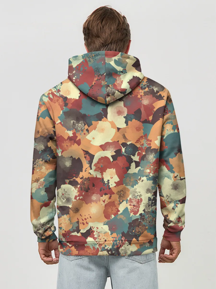 Худи мужской база хлопок / Осенние цвета