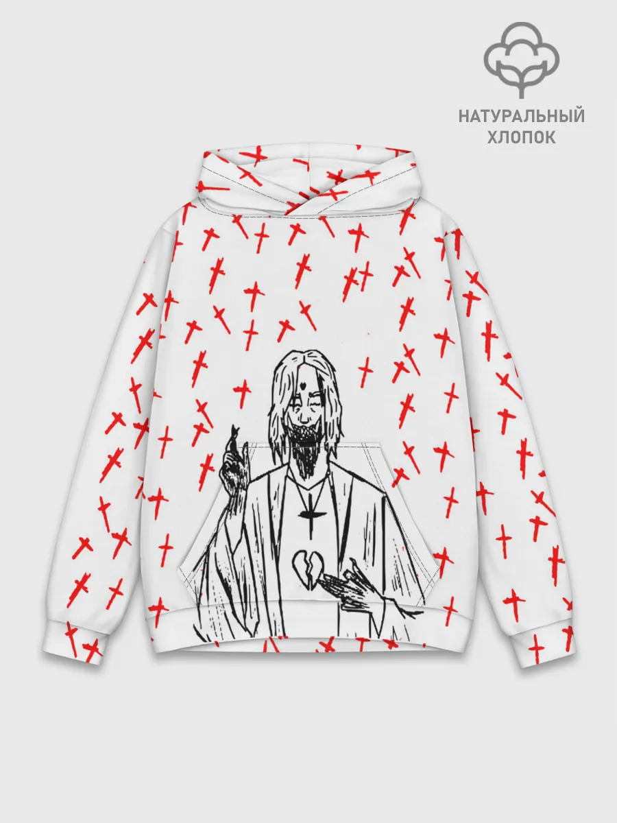 Худи мужской база хлопок / GHOSTEMANE