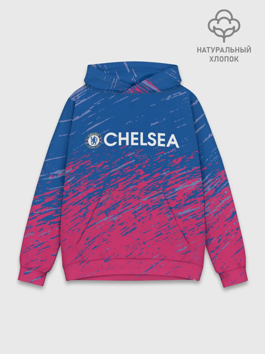 Худи мужской база хлопок / Chelsea / Челси.
