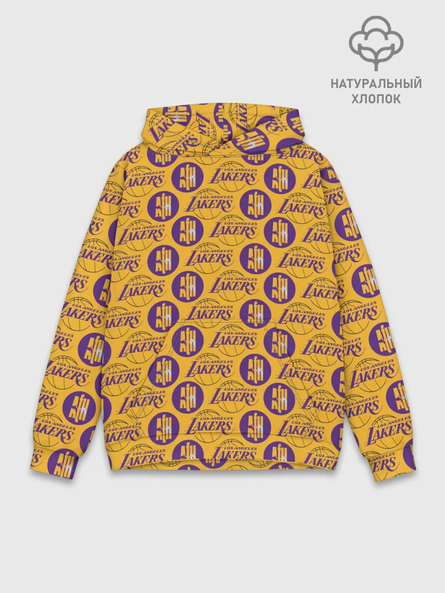 Худи мужской база хлопок / LA LAKERS