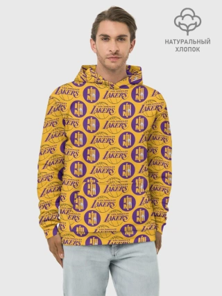 Худи мужской база хлопок / LA LAKERS