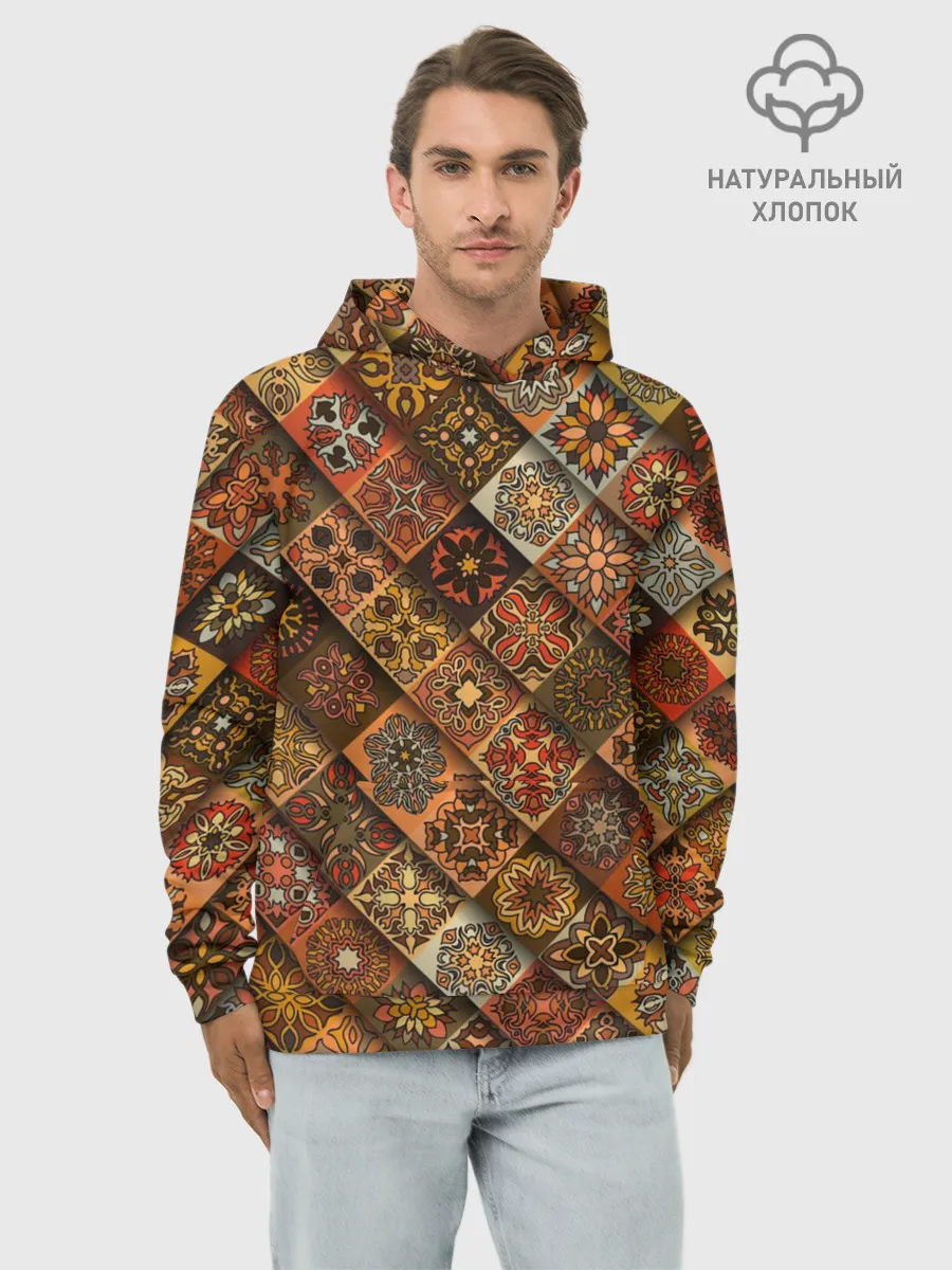 Худи мужской база хлопок / СЛАВЯНСКАЯ СИМВОЛИКА