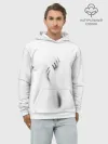 Худи мужской база хлопок / Руки за стеклом