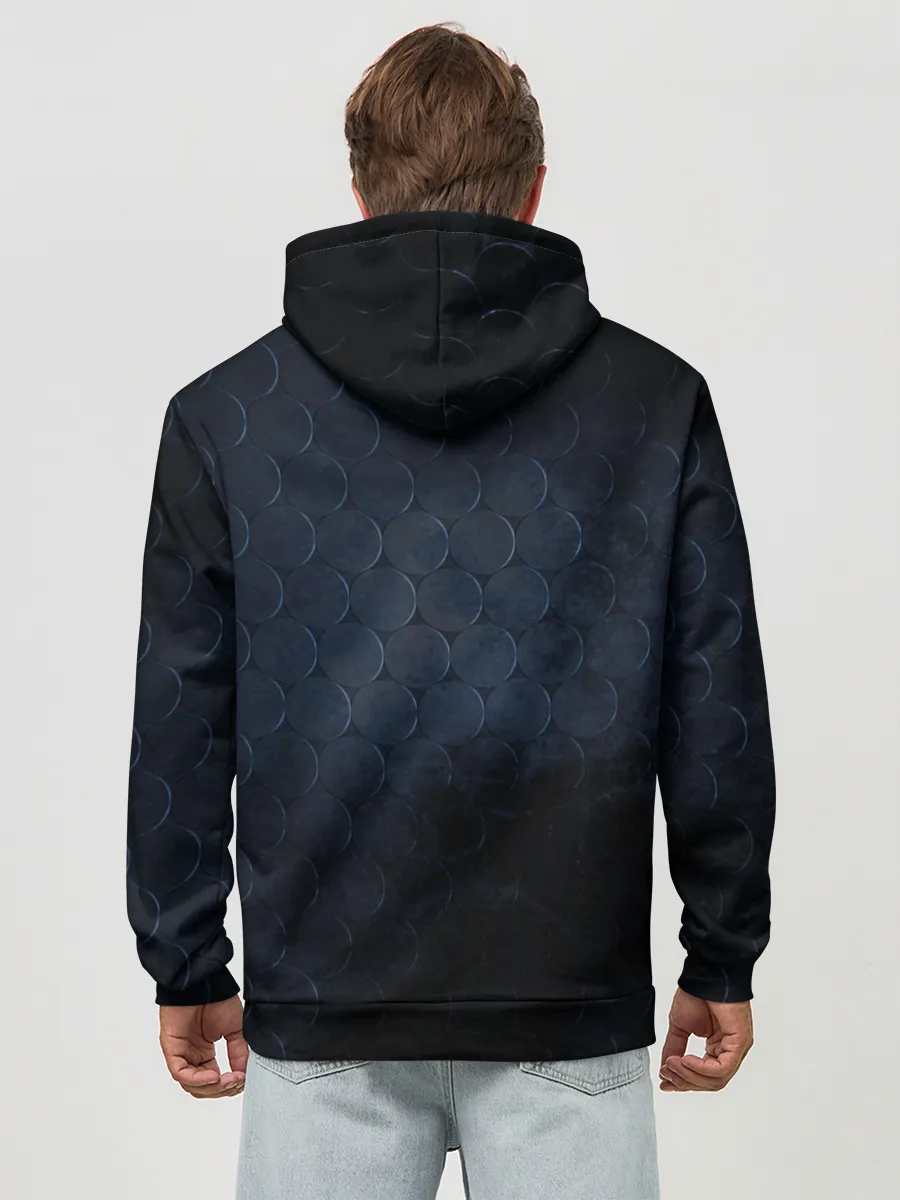 Худи мужской база хлопок / Сэнку Исигами с колбой