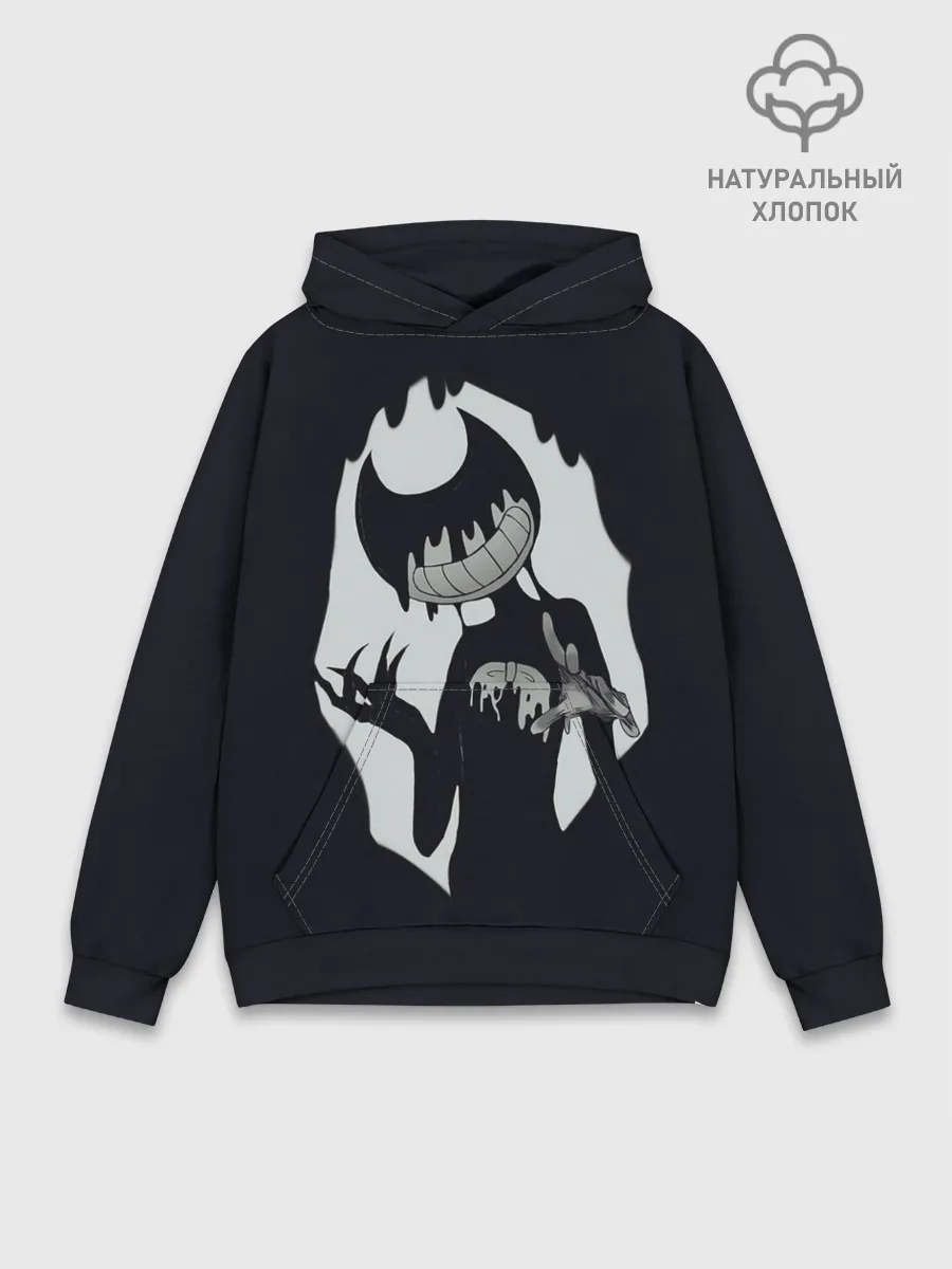 Худи мужской база хлопок / Bendy And The Ink Machine