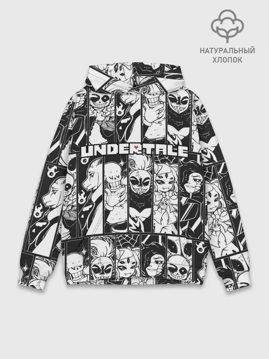 Худи мужской база хлопок / UNDERTALE