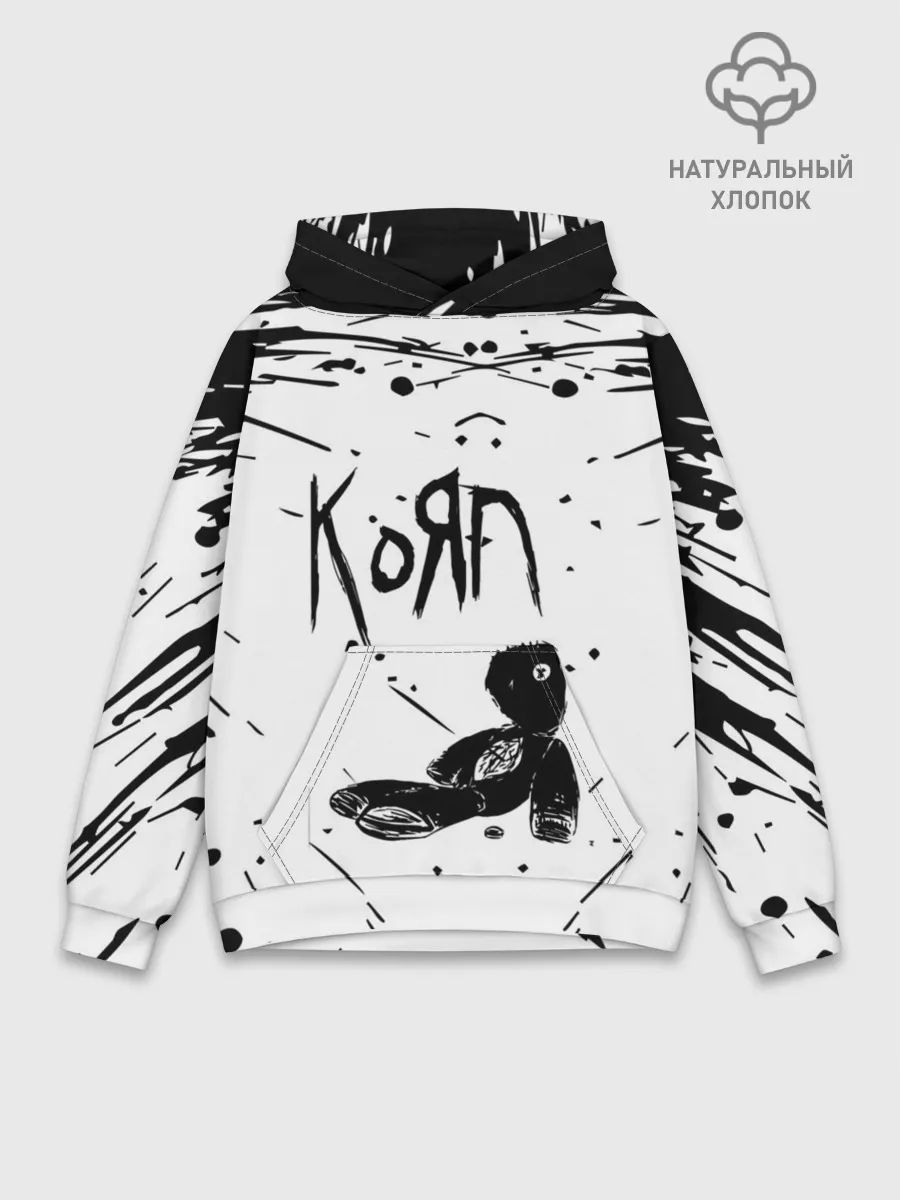 Худи мужской база хлопок / korn