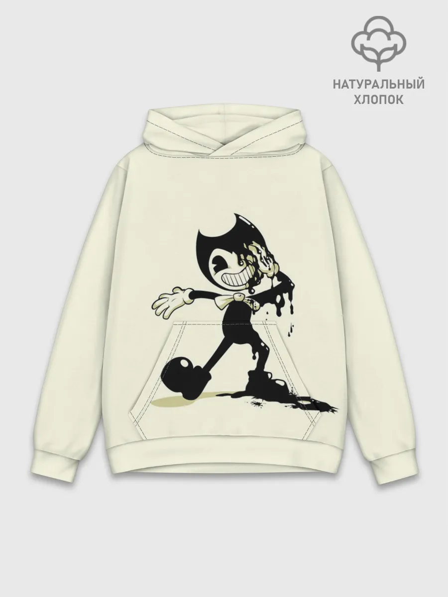Худи мужской база хлопок / Bendy And The Ink Machine