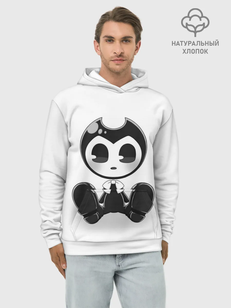 Худи мужской база хлопок / Bendy And The Ink Machine