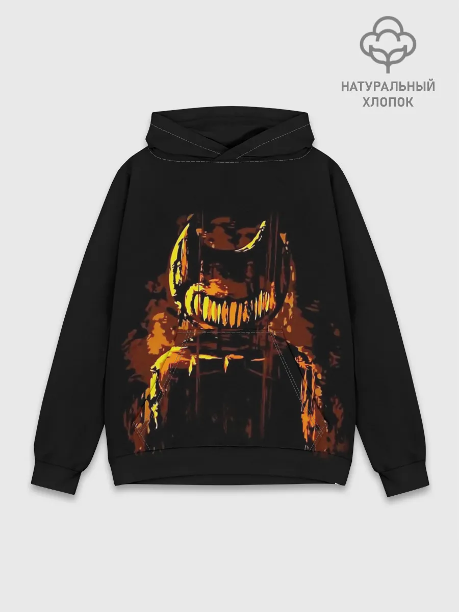 Худи мужской база хлопок / Bendy And The Ink Machine