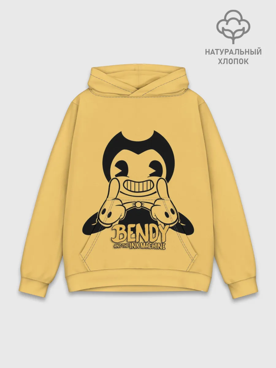 Худи мужской база хлопок / Bendy And The Ink Machine
