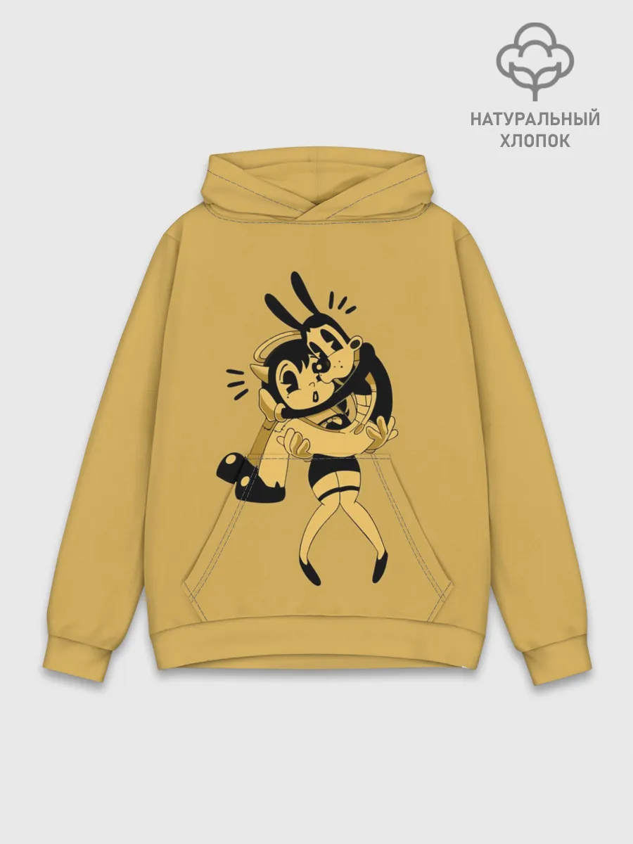 Худи мужской база хлопок / Bendy And The Ink Machine