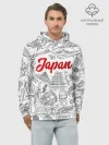 Худи мужской база хлопок / Япония | Страна Восходящего Солнца