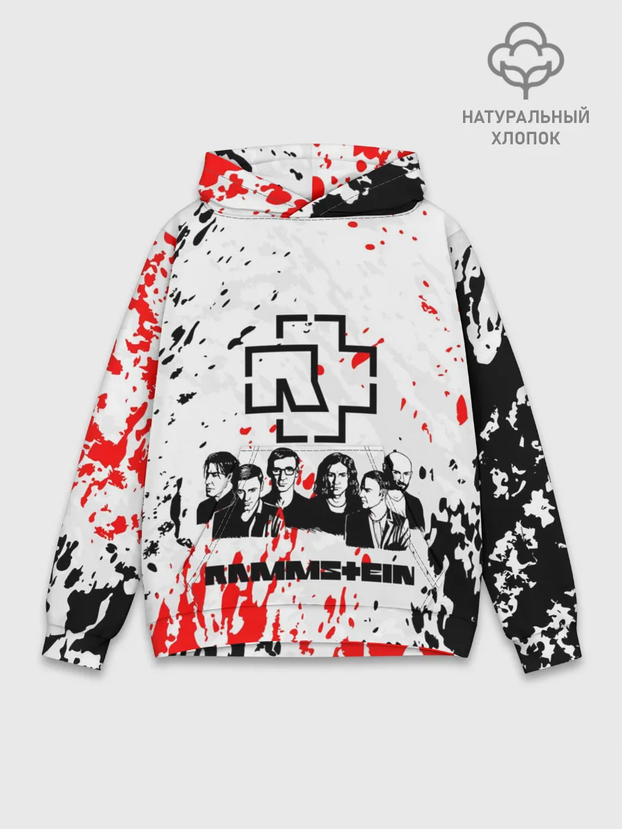 Худи мужской база хлопок / RAMMSTEIN