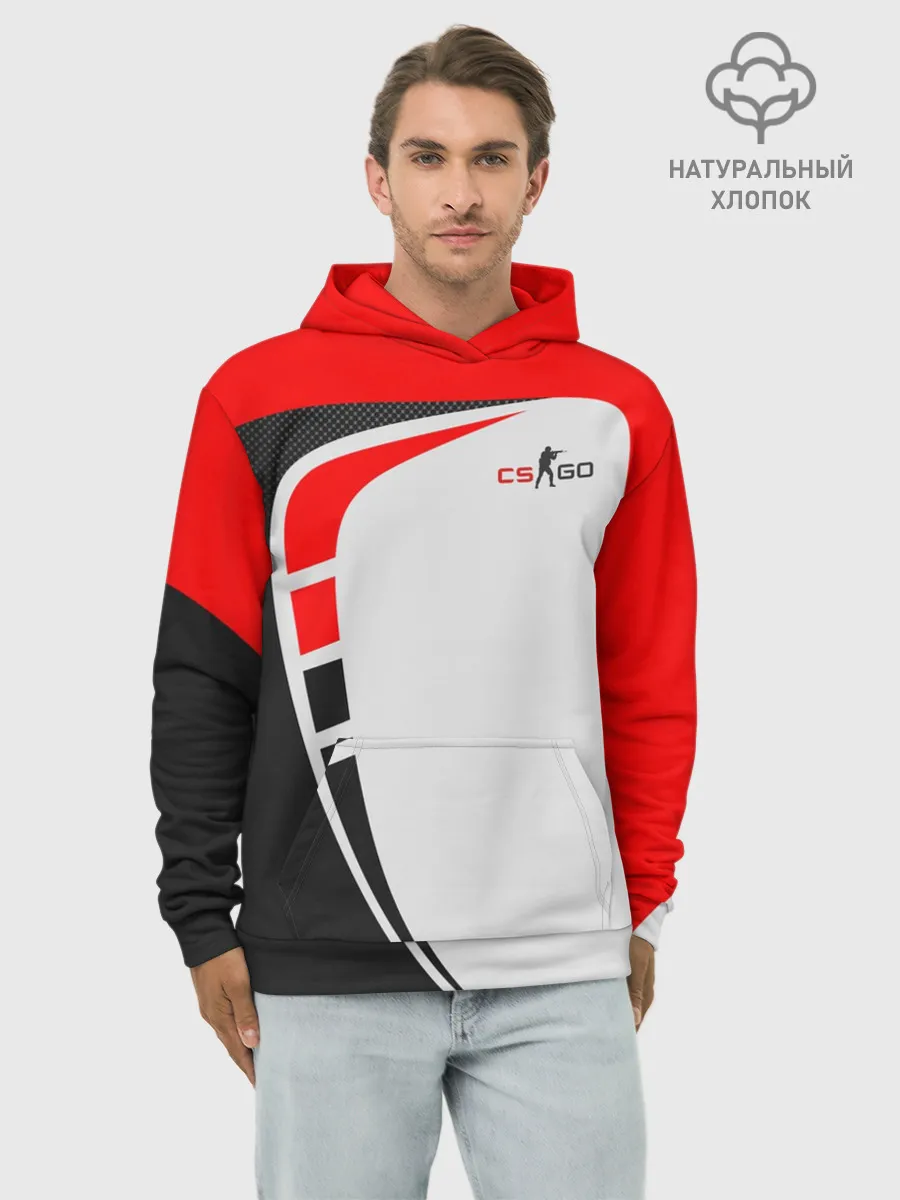 Худи мужской база хлопок / CS GO