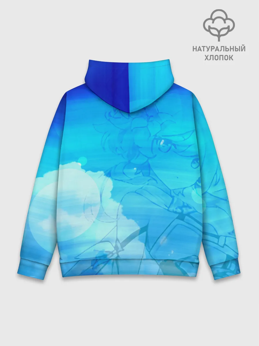 Худи мужской база хлопок / Genshin Impact - Lumine