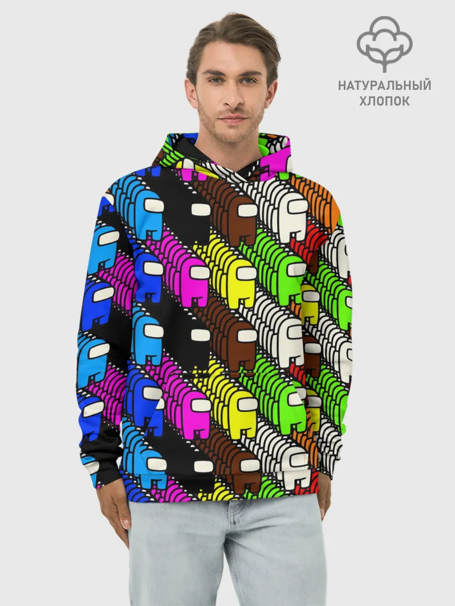 Худи мужской база хлопок / AMONG US