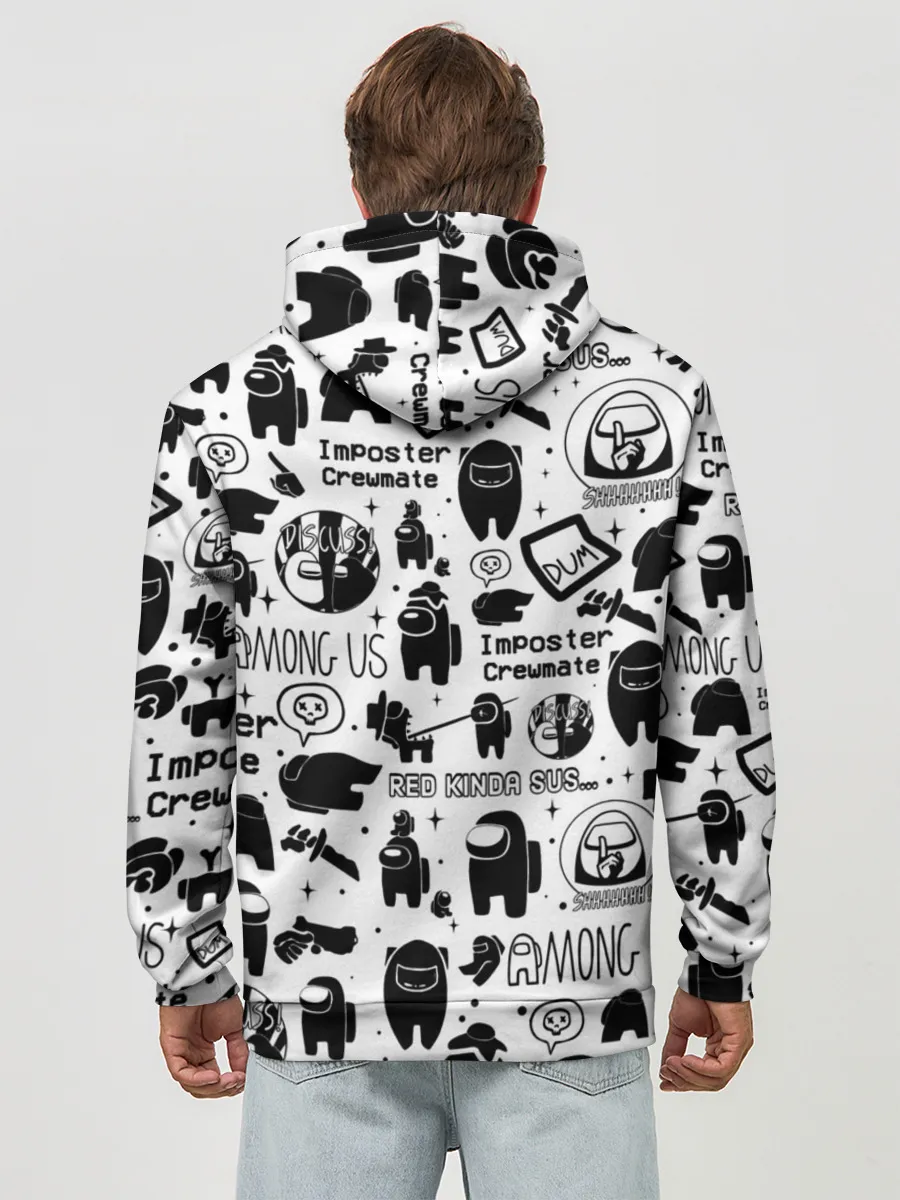 Худи мужской база хлопок / AMONG US