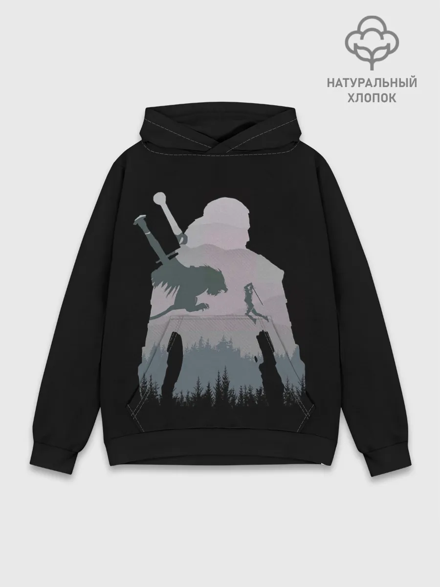 Худи мужской база хлопок / The Witcher