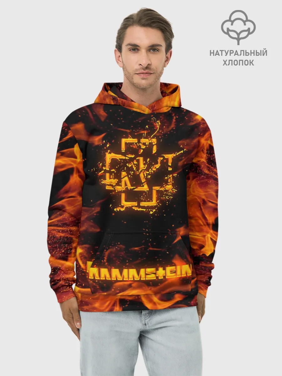 Худи мужской база хлопок / RAMMSTEIN