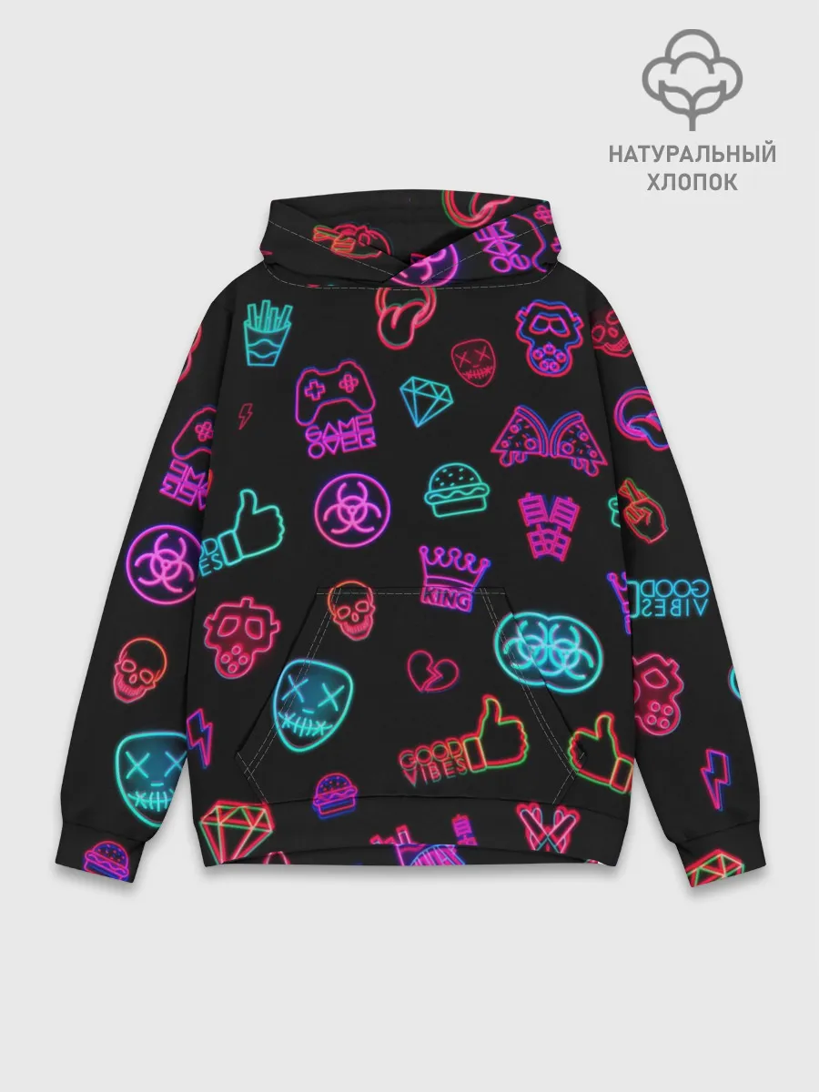 Худи мужской база хлопок / GAMES