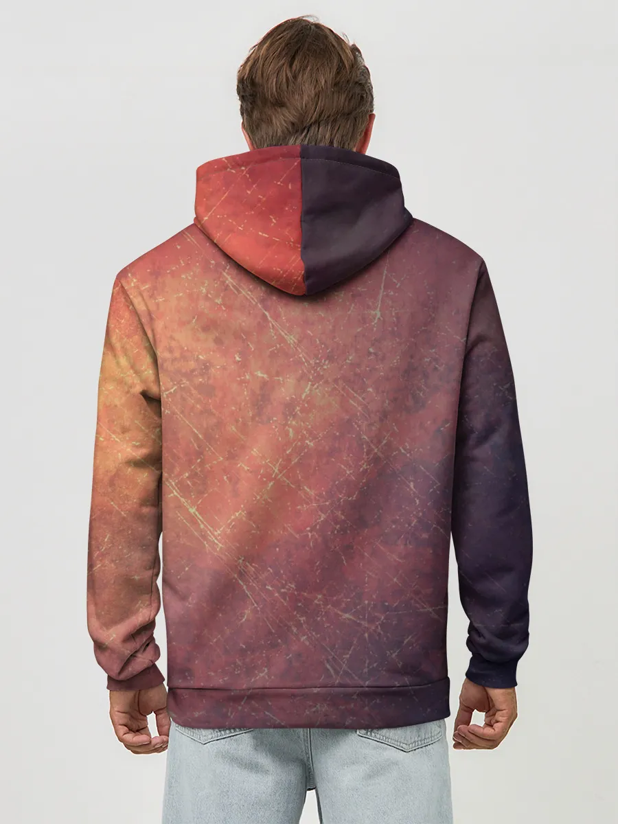 Худи мужской база хлопок / Символ года 2021 Бык