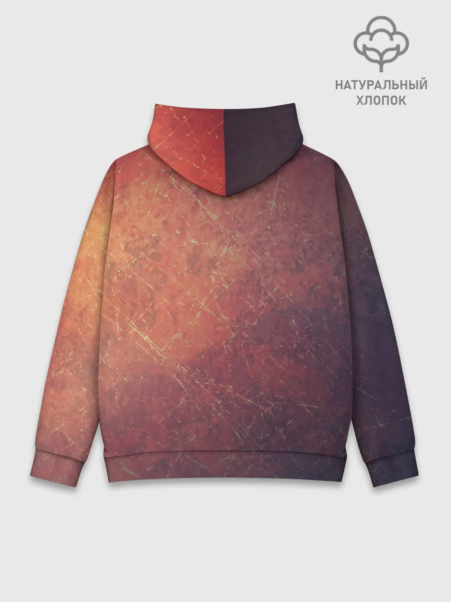 Худи мужской база хлопок / Символ года 2021 Бык