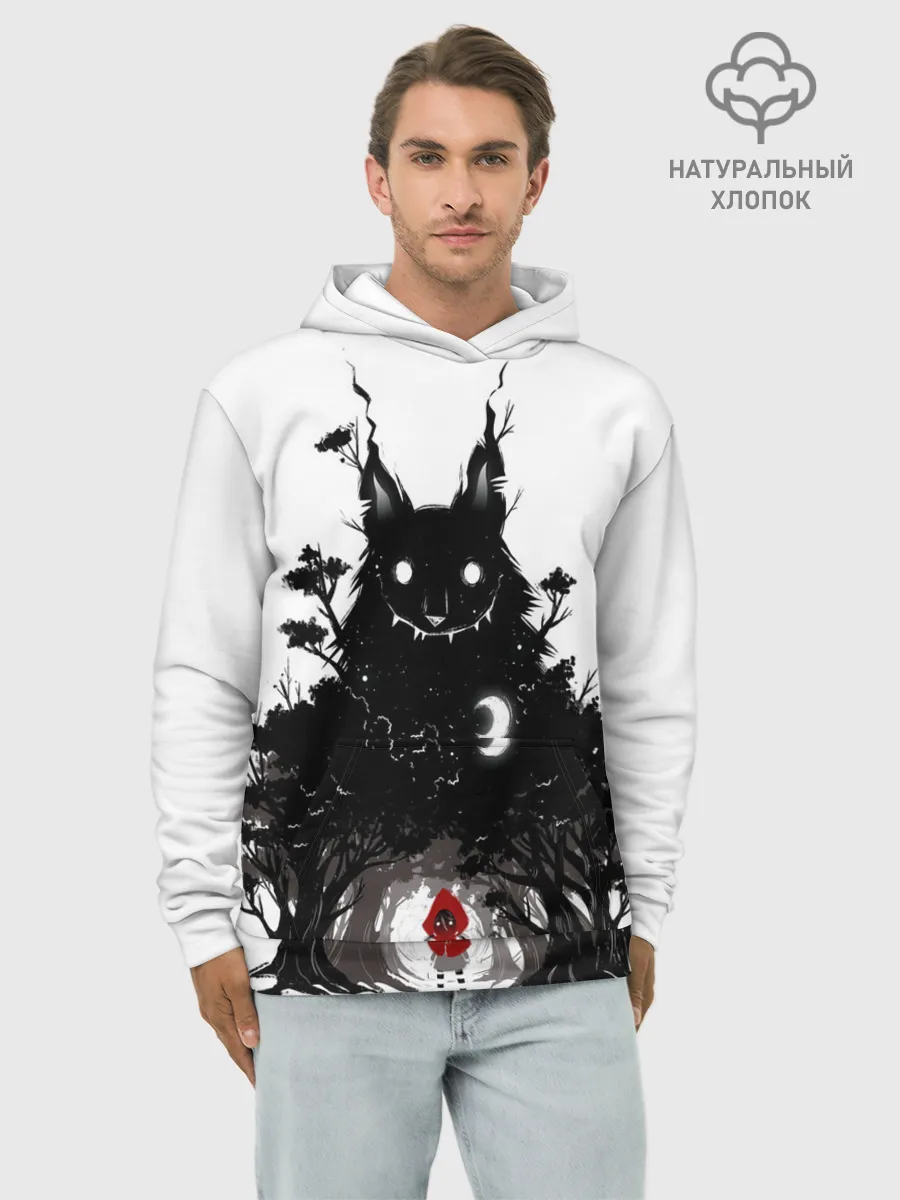 Худи мужской база хлопок / Красная шапочка