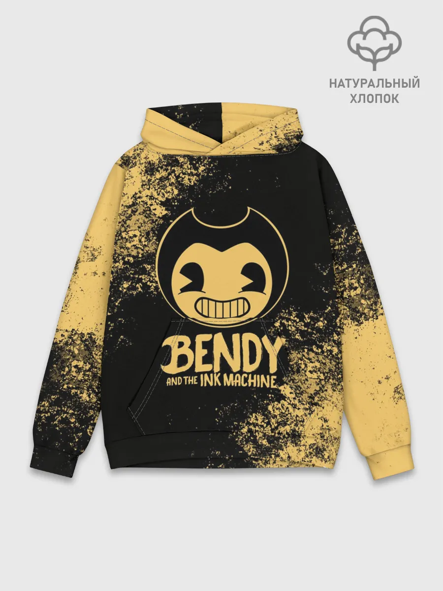 Худи мужской база хлопок / Bendy And The Ink Machine
