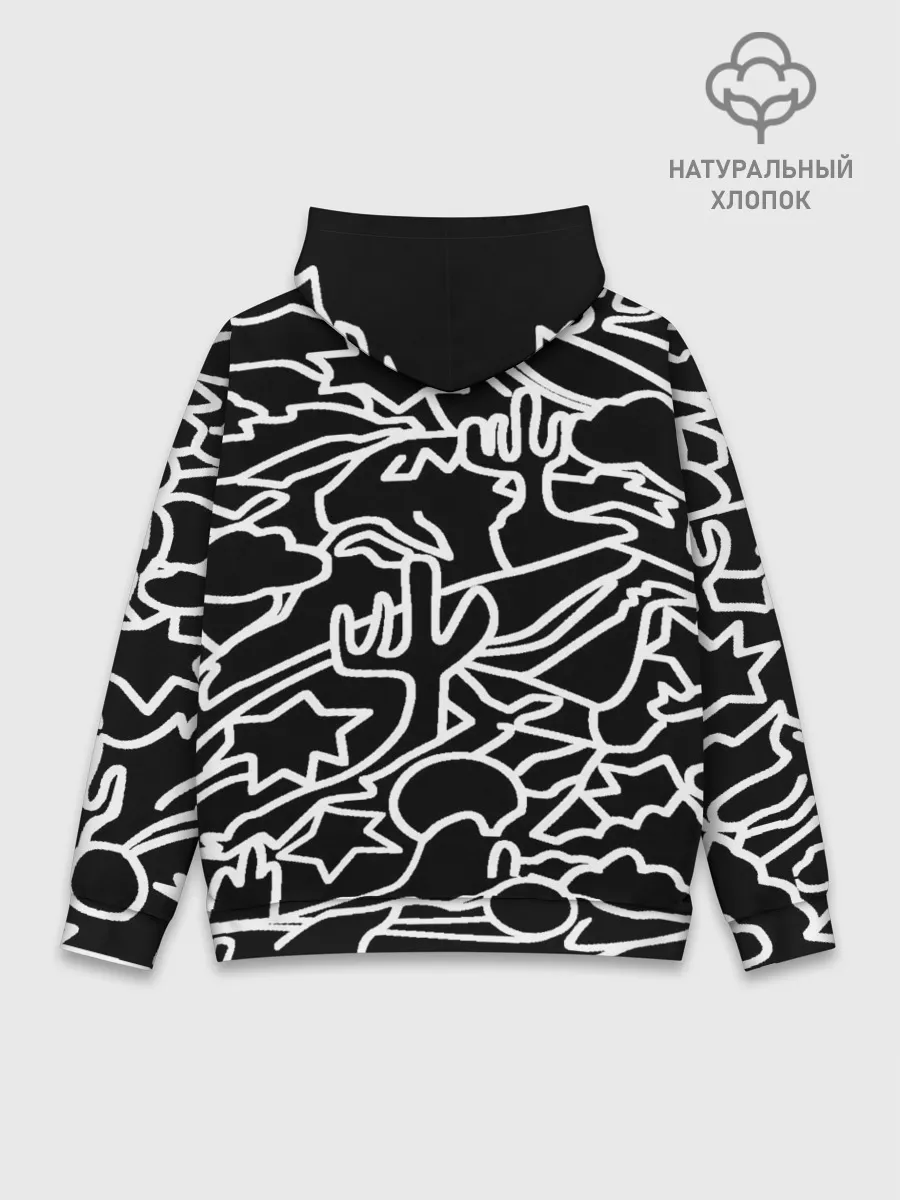 Худи мужской база хлопок / Mexican road