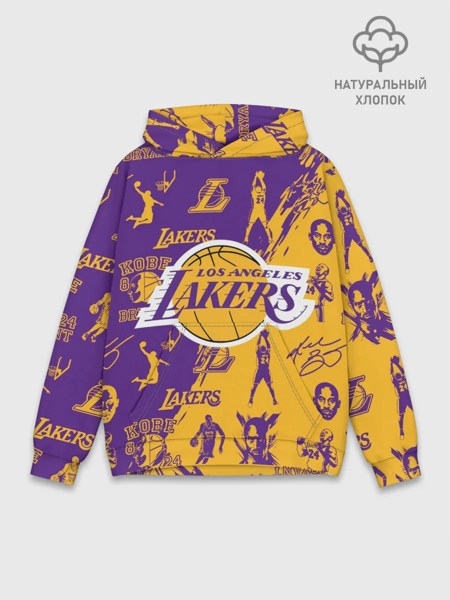 Худи мужской база хлопок / КОБИ БРАЙАНТ