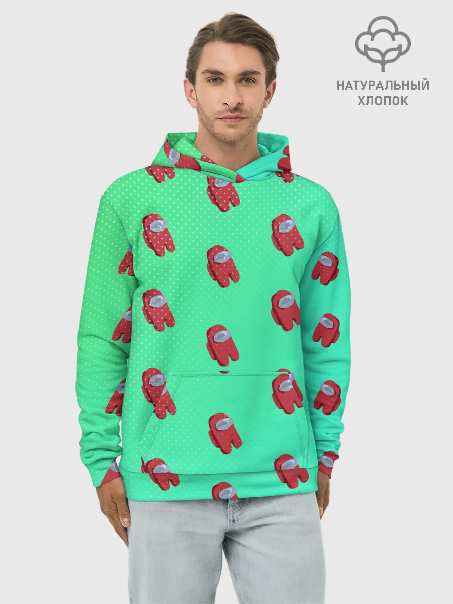 Худи мужской база хлопок / Among us