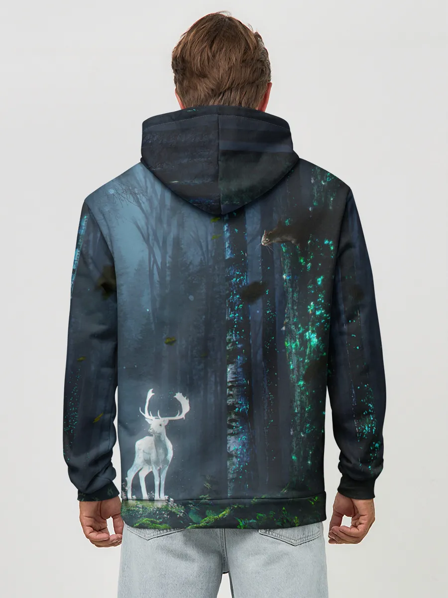 Худи мужской база хлопок / Олень