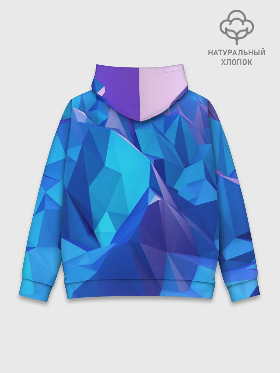 Худи мужской база хлопок / NEON CRYSTALLS