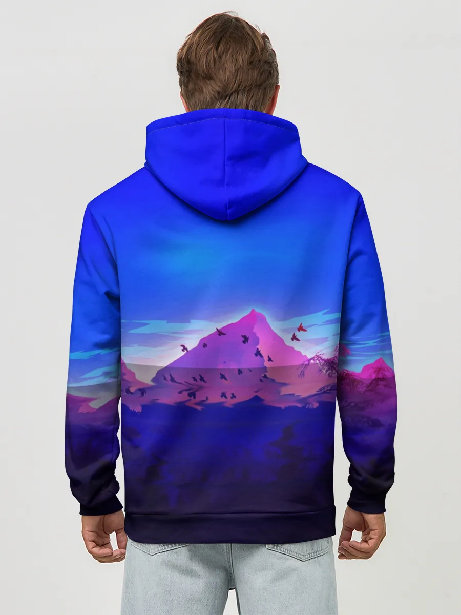 Худи мужской база хлопок / HUSH