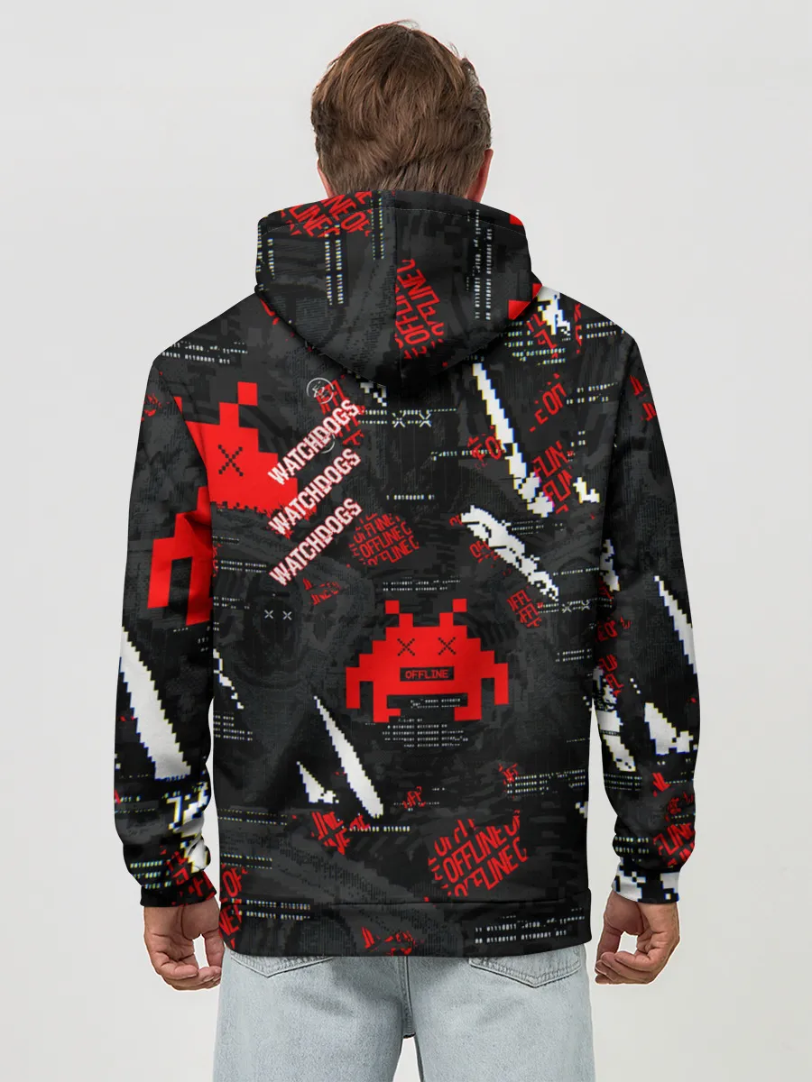 Худи мужской база хлопок / Watch Dogs: Legion