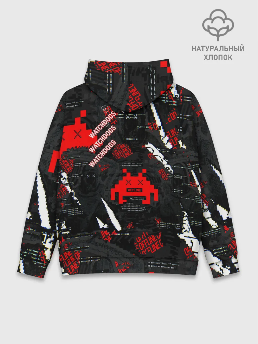 Худи мужской база хлопок / Watch Dogs: Legion