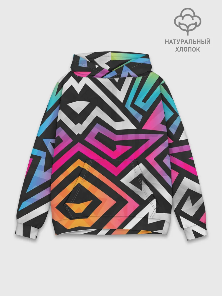 Худи мужской база хлопок / GRAFFITY